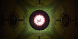 大英博物館のアーチ天井の装飾