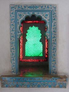 Udaipurの宮殿の窓