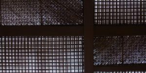 目黒庁舎の村野藤吾設計の和室の天井