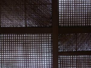 目黒庁舎の村野藤吾設計の和室の天井
