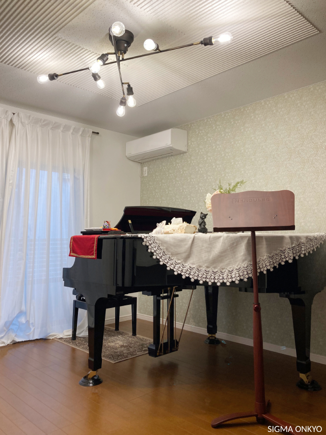 声楽とピアノの防音室