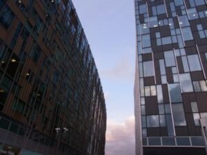 The building close to TheO2 in London